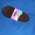 NO NONSENSE Aromatherapy Breathable Mesh Liner Footliners Size 4-10 Sparkle Tan