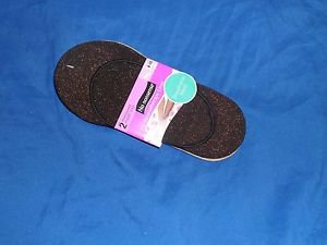NO NONSENSE Aromatherapy Breathable Mesh Liner Footliners Size 4-10 Sparkle Tan
