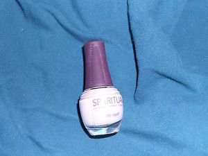 SPARITUAL Polish Nail Lacquer Top Coat .5 fl oz Water Lily Shimmer Gold Pearl