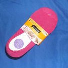 NO NONSENSE Aromatherapy Cotton Terry Liner Footliner Size 4-10 Pink Black
