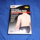 CVS®  Back Shaped Heating Pad W/ Reusable Hot & Cold Gel Pack 927658 Black
