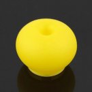 Silicone Earphone Cord Cable Winder W/ Suction Cup YEL