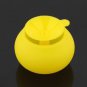 Silicone Earphone Cord Cable Winder W/ Suction Cup YEL