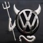 New 3D Devil Style Demon Sticker Car Emblem Logo Paper