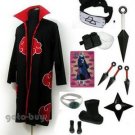 Naruto Akatsuki cloak Deidara Cosplay Costume