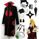 Fastest Shipping Naruto Akatsuki cloak Deidara Cosplay Costume