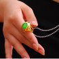 Naruto full Akatsuki Golden Rings Set Cosplay accessory