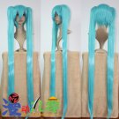 Vocaloid Hatsune Miku Aqua Blue Cosplay Wig