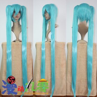 Vocaloid Hatsune Miku Aqua Blue Cosplay Wig
