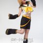 Fastest shipping Vocaloid Kagamine Rin Cosplay Costume And Wig