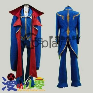 Code Geass Lelouch Lamperouge Zero Cosplay Costume