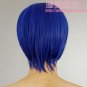 30cm Short Hair Vocaloid Kaito Navy Blue Cosplay Wig