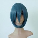 30cm Short Hair Miki Sayaka Silver Blue Cosplay Wig