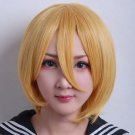 30cm Short Hair Golden Cosplay Wig