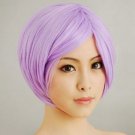 30cm Short Hair Purple MSN Cosplay Wig