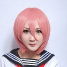30cm Short Hair Pink MSN Cosplay Wig