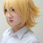 30cm Perk Hair Flax golden Cosplay Wig