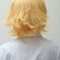 30cm Perk Hair Flax golden Cosplay Wig