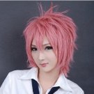 30cm Perk Hair Ao no Exorcist Shima Renzou Pink Cosplay Wig