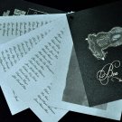 Glittered Invitation Design
