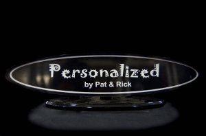 Oblong Table Signage