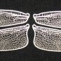 Etched German Silver Filigree Dragonfly or Fairy Wings -- Life size 2-1/2"