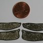 TWO SETS German Silver Filigree Dragonfly or Fairy Wings 1/2 Life size 1-1/4"