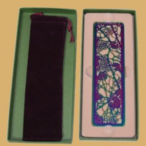 Zentrum Studios Tiffany GRAPE ARBOR Irid.Bookmark boxed