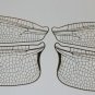 GIANT Etched COPPER True To Life Filigree Dragonfly Fairy Wings 5X size 12-1/2"