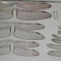 GIANT Etched COPPER True To Life Filigree Dragonfly Fairy Wings 5X size 12-1/2"
