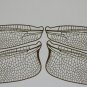 GIANT  Etched BRASSTrue To Life Filigree Dragonfly or Fairy Wings 6X size 15"