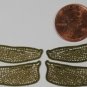 TWO SETS Etched BRASS Filigree Dragonfly or Fairy Wings 1/2 Life size 1-1/4"