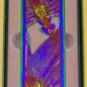 Iridescent Etched Metal Dragonfly Filigree Bookmark