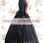 Black And Red Long Sleeves Bandage Lace  Classic Lolita Dress
