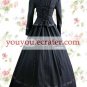 Black And Red Long Sleeves Bandage Lace  Classic Lolita Dress