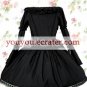 Black Bell Bottom Sleeves Lace  Classic Lolita Dress
