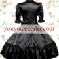 Black Half Sleeves Round Neck Ruffle Classic Lolita Dress