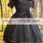 Wonderful Black Knitted Mesh Bow Sash Short Sleeve Classic Lolita Dress