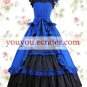 Royal Blue And Black Bandage Classic Lolita Dress