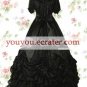 Black Lace Ruffled Gothic Lolita Dress