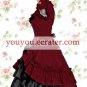 Dark Red And Black Gothic Lolita Dress2