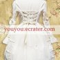 White Lacing Ruffle Gothic Lolita Dress