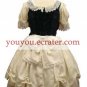 Attractive White Poplin Silk Womens Lolita Dresss