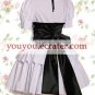 White And Black  Short Sleeve Bow School Lolita Dresss
