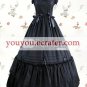 Black Sleeveless Ruffled Ribbon  Classic Lolita Dress
