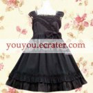 Black Sleeveless Lace Bow  Classic Lolita Dress