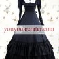 Black Long Sleeves Ruffled Double-layer Bow  Classic Lolita Dress