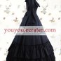 Black Long Sleeves Ruffled Double-layer Bow  Classic Lolita Dress