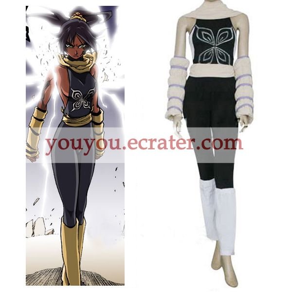 Bleach Yoruichi Shihouin Halloween Cosplay Costume