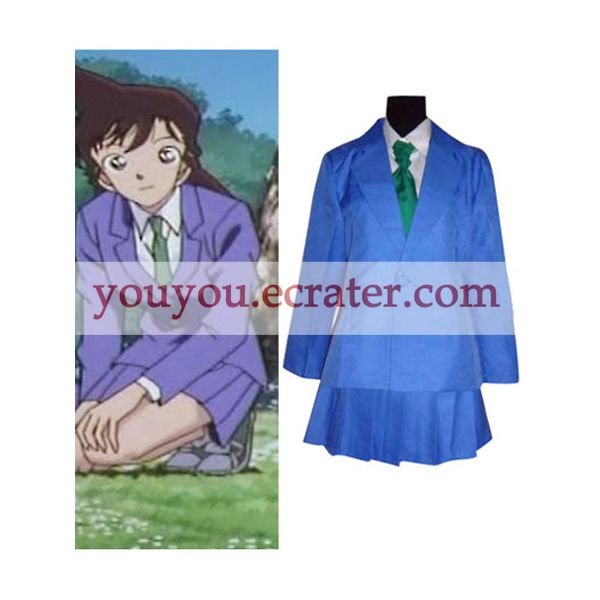 Detective Conan Mouri Ran Cosplay Costume